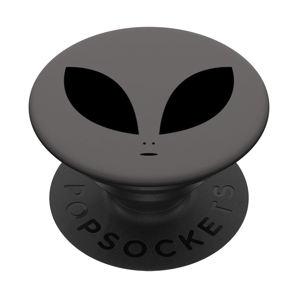 Black Light Gray Alien PopSockets Adhesive PopGrip