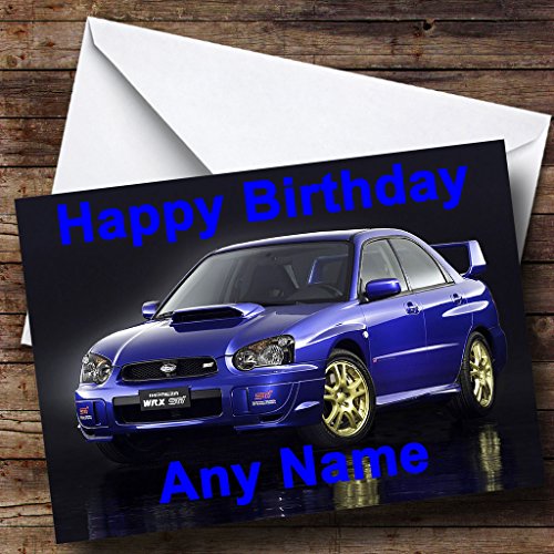 Personalizzato Subaru Impreza biglietto di