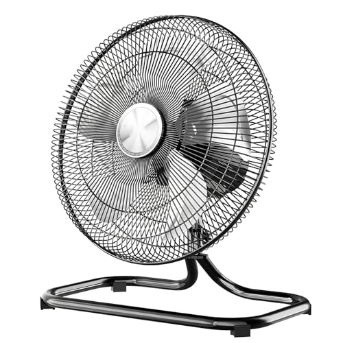 Bodenventilator, Luftzirkulator, Oszillierender Werkstattventilator Mit 3 Geschwindigkeitsstufen, 45° Vertikal Neigbar - Leistungsstarke Windmaschine Für Zuhause, Büro Und Fitnessstudio(50 * 60cm) Bodenventilator, Luftzirkulator, Oszillierender Werkstattventilator Mit 3 Geschwindigkeitsstufen, 45° Vertikal Neigbar - Leistungsstarke Windmaschine Für Zuhause, Büro Und Fitnessstudio(50 * 60cm)