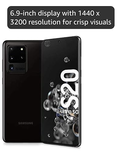 Amazon.com: Samsung S20 Ultra 5G Factory Unlocked SM-G988U1 Cosmic