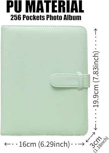 Miniatura 2 de LIFEBEA Álbum de fotos de 256 bolsillos para cámara instantánea Fujifilm Instax Mini 11, 12, 9, 40, Evo Liplay 8 7+, álbum de fotos para Polaroid