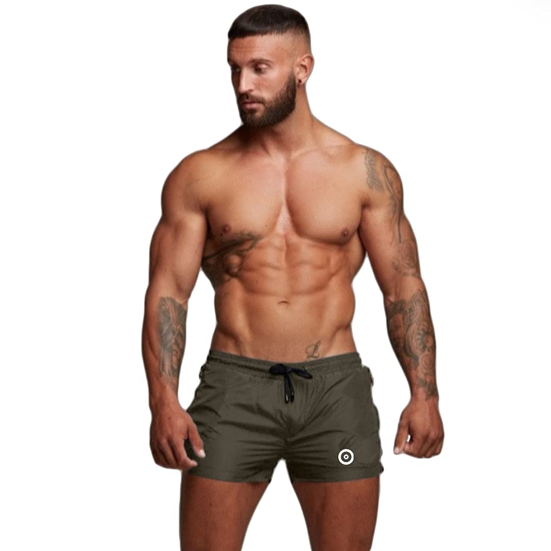 Ducomi Bob Costume Mare Uomo – Pantaloncini Boxer Corti ad Asciugatura Rapida con Doppia Tasca per Nuoto, Beach Volley, Surf