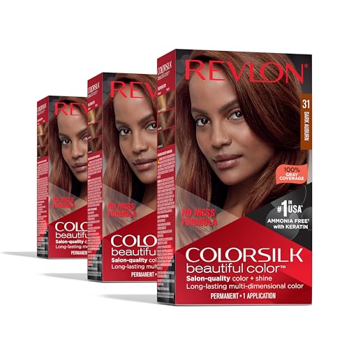 Revlon Colorsilk 31 Dark Auburn Pack of 3