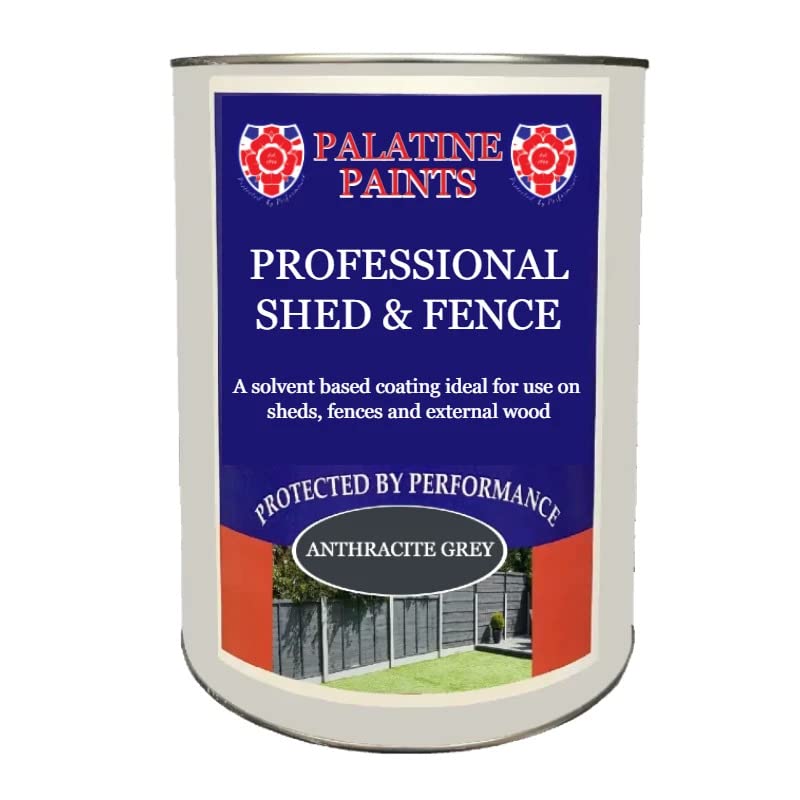 Palatine Professional Shed & Fence 1lt | Oil Based Paint for use on Sheds & Fences (Seagreen)