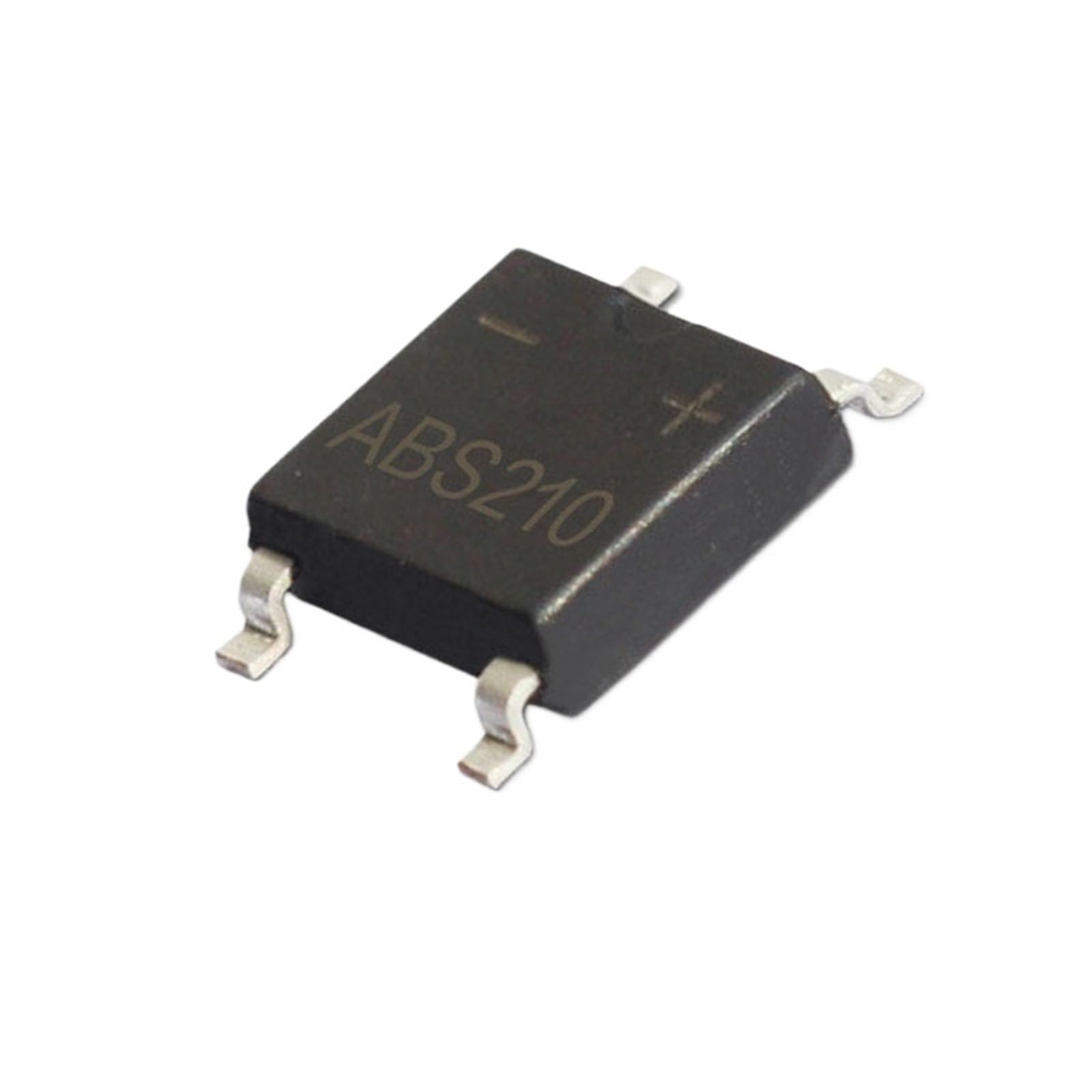 COSZWQDP 100Pcs ABS210 SMD Bridge Rectifier SOP-4 Stack 2A/1000V