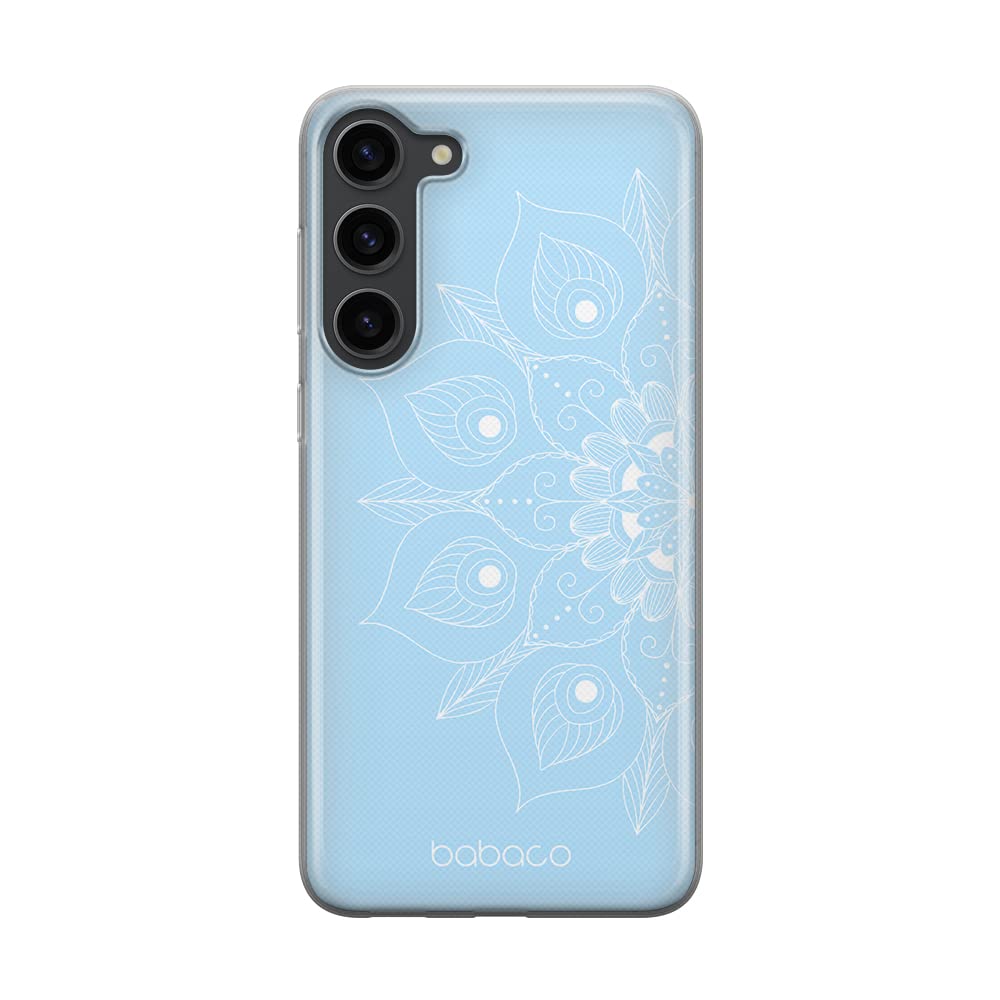 Babaco ERT GROUP mobile phone case for Samsung S23 original and officially Licensed pattern Mandalas 001 optimally adapted to the shape of the mobile phone, case made of TPU