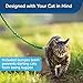 PetSafe Come with Me Kitty Harness and Bungee Leash, Large, Lime