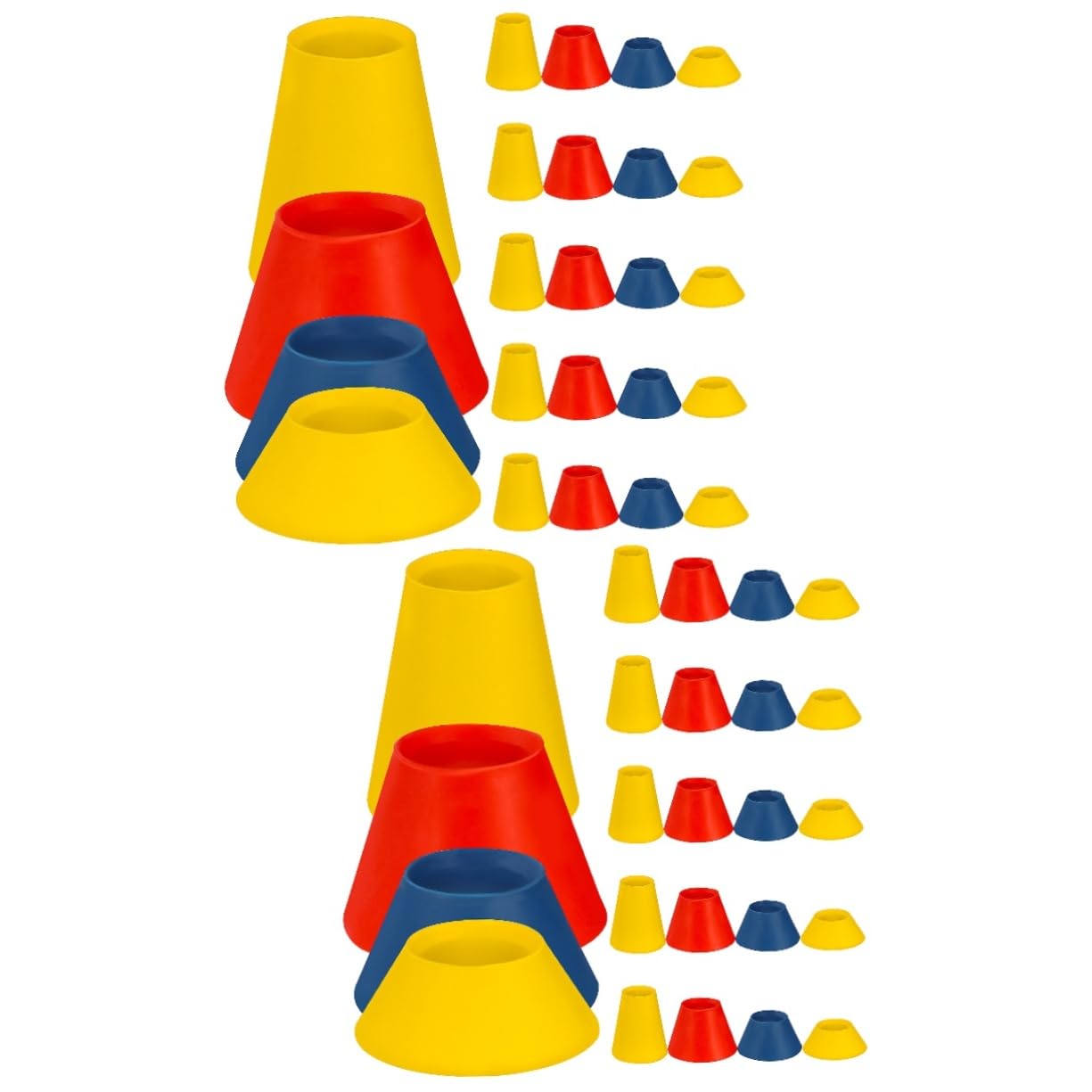 YARNOW Soporte De Golf Capacitación Largo Castillo De Tees De Golf Titulares Camisetas De Campo De Golf Flexible Práctica De Colores Tamaño Caucho