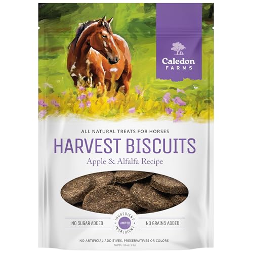 Caledon-Farms-Harvest-Biscuits-Apple-Alfalfa-Recipe-32-oz-Horse-Treats Caledon Farms Harvest Biscuits - Apple & Alfalfa Recipe 32 oz, Horse Treats - Image 1