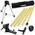 Firecore 12 Ft./3.7M Professional Laser Level Pole with Tripod and 1/4-Inch by 20-Inch Laser Mount for Rotary and Line Lasers, Adjustable Telescoping Laser Pole with 5/8"-11 Threaded Adapter-FLP370C