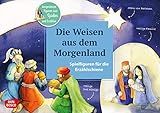 Die Weisen aus dem Morgenland. Spielfiguren für die Erzählschiene. Ausgestanzte Figuren zum Spielen und Erzählen: Ausgestanzte Figuren zum Spielen und ... (Bibel-Spielfiguren für die Erzählschiene) - Petra Lefin 