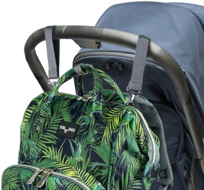 Mr. Peanut's Tili Dili Premium Diaper Backpack with USB Charging Port (Tropical) - Image 8