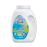 Yass Clean 6-In-1 Laundry Capsules, Non Bio Washing Capsules, Laundry Detergent Pods, Gentle Next to Sensitive Skin, Outstanding Stain Removal, Quick & Cold Washes, Ocean Breeze Scent, 70 Count