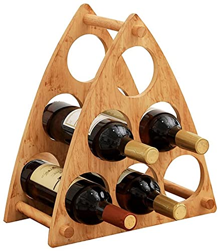 Soporte de Vino de Madera para 6 Botellas 35.5x21x39cm miniatura 1