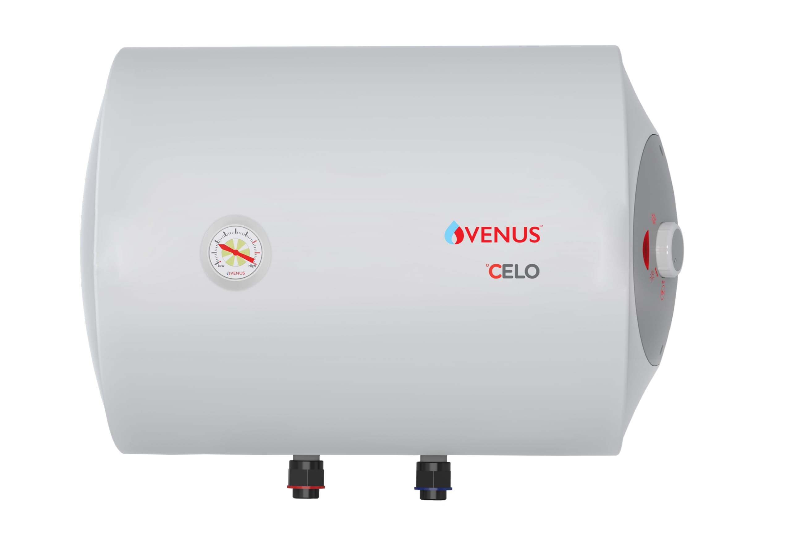 VENUS Celo - Horizontal 15Ltr Storage Water Heater | Glass Lined Tank & Incoloy element | 3 Star | 8 bar Suitable for Hard Water & High-rise Buildings | Free Standard Installation with pipes inside-image-5