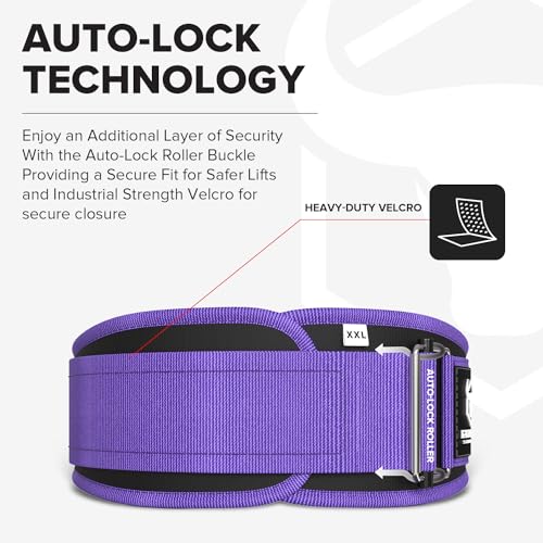 Weight Lifting Belt for Men and Women - Great for Squats, Deadlift, Lunge, Exercises and Training - Best for Olympic, Cross-Training and Bodybuilding Workout - Image 4