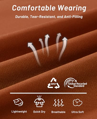 Image of MIER Men's Quick Dry Running Shorts with Zipper Pocket Elastic Waist Athletic Workout Exercise Shorts