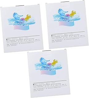 NIYANGLE 72 Peças Apagadas Para Limpar Papéis De Lavanderia Removedor De Manchas De Roupas Removedor De Manchas De Roupas Limpador De Manchas Papel De Lavagem Papel De Lavanderia Papel