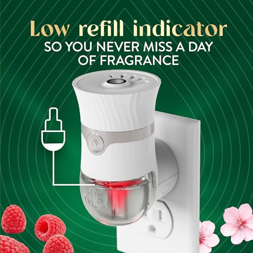 Air Wick Plug-In Scented Oil Refills, Cherry Blossom & Raspberry, Air Fresheners, Essential Oils, 0.67 Fl Oz (Pack of 20) - image 9