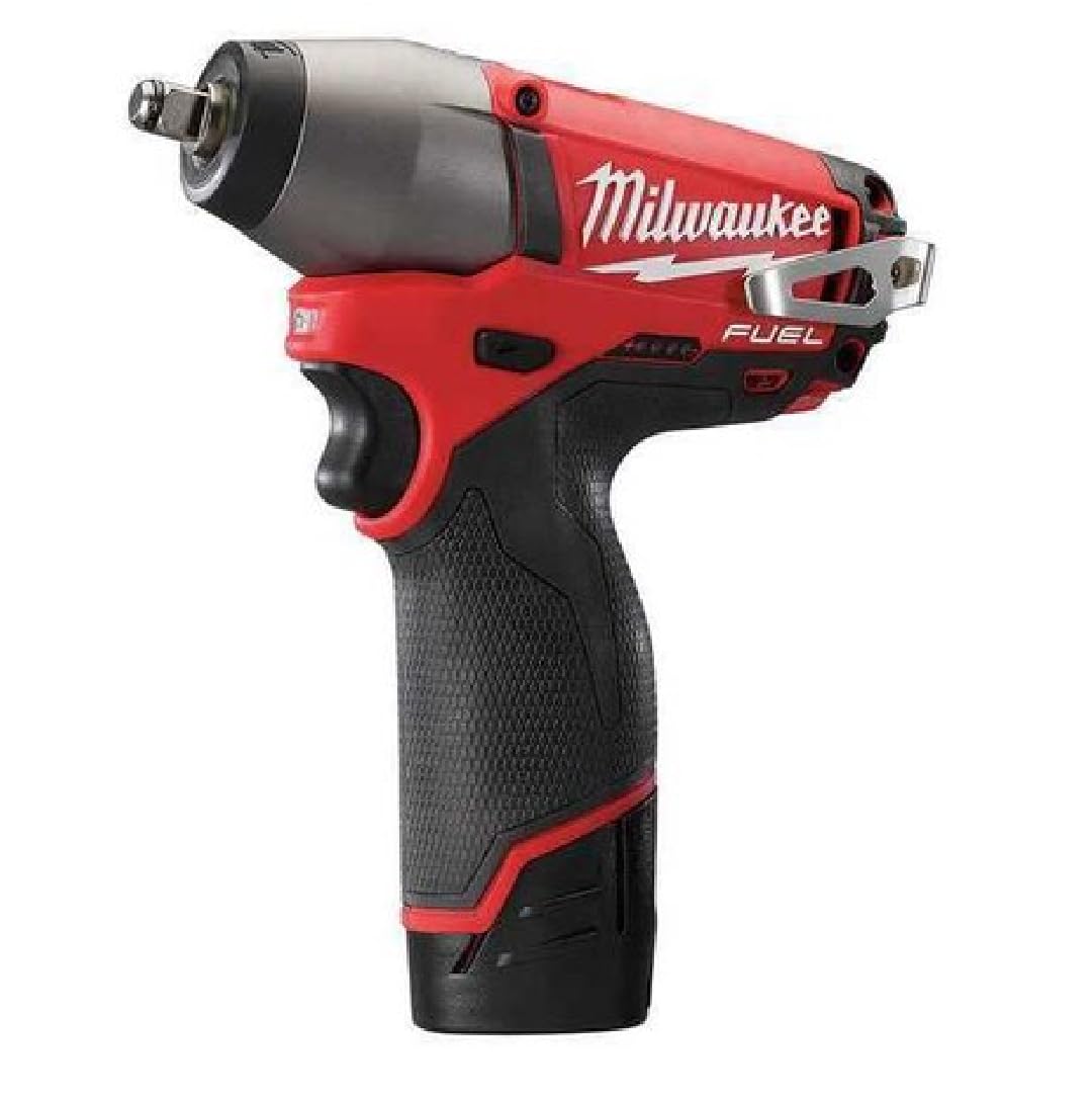 Milwaukee 2454-22 M12 Fuel 3/8 Impact Wrench Kit W/2 Bat