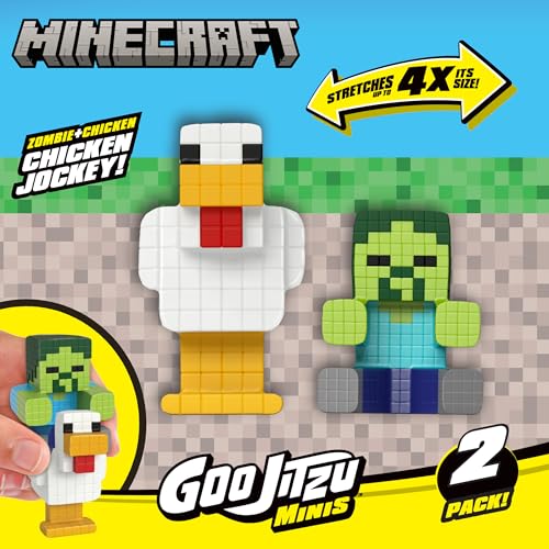 Minecraft Goo Jit Zu Mini Action Figures - 2 Pack - Image 5