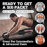 FEELCAT Ab roller wheel abdominal exercise core workout weight loss no noise easy to assembling light weight perfect home gym equipment for men & women - Image 2