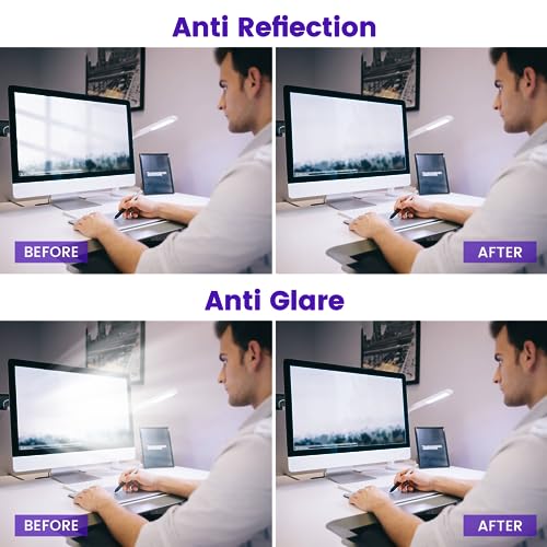 F Forito 32 Inch Anti Blue Light Screen Protector For 16:9 Widescreen Monitor, Eye Protection Matte Anti Glare Computer Screen Cover For All Brands 32 Inch Desktop thumb #2