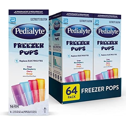 Pedialyte Electrolyte Solution Freezer Pops Cover
