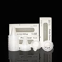 Vista 1 de 1000 unidades de cubiertas desechables para termómetro de oído, filtros de lente, tapas de recambio, cubiertas de sonda compatibles con todos