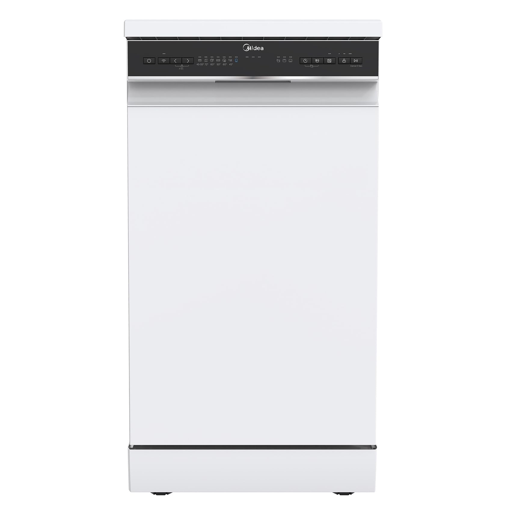 Midea Freestanding Dishwasher with 14 Place Settings, Wi-Fi Connected, 60 cm Width, 44dB Silence, Intensive Wash & Adjustable Basket, Stainless Steel-MDWEF1433D(SS) [Energy Class C] — view 12