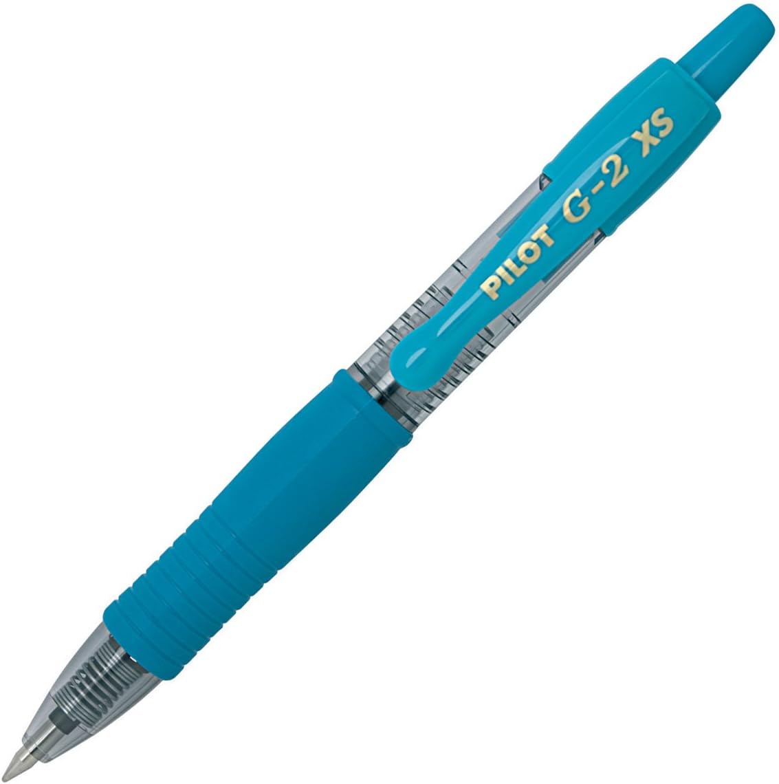 Pilot G207 Pixie Retractable Gel Rollerball 0.7 mm Tip (Box of 12) - Light Blue, Ligh Blue, 1 count (Pack of 12)