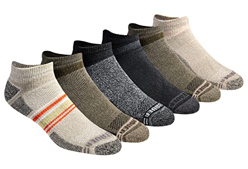 Eddie Bauer Mens Dura Dri Moisture Control 6-pair Low Cut Socks