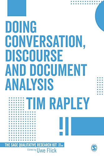 Doing Conversation, Discourse and Document Analysis: 7 (Qualitative Research Kit) cover