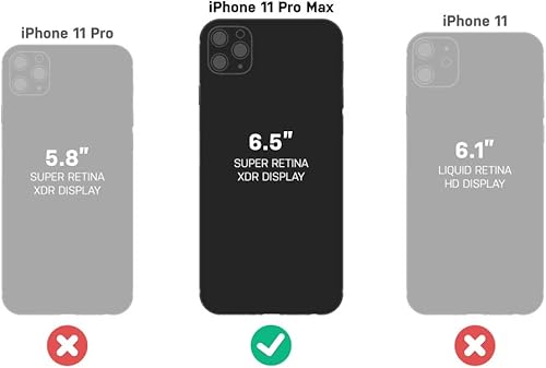 Miniatura 3 de LifeProof NEXT SERIES - Funda para iPhone 11 Pro Max, aceite de rosa (rosa clarajaspeada)