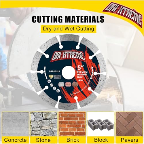 Image of 5 Inch Diamond Saw Blade 2Pcs,General Purpose Segmented Blade