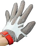 Schnittfeste Handschuhe, beweissicher, für die Lebensmittelverarbeitung im Freien und für die Sicherheit in Fleischfabriken, in 6 Größen, lebensmittelecht