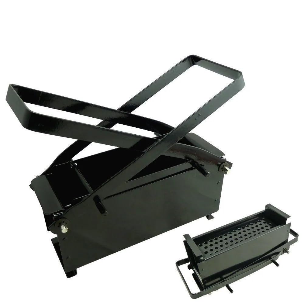 Log Briquette Maker Eco Friendly Paper Brick Fire Block Recycling Press Black