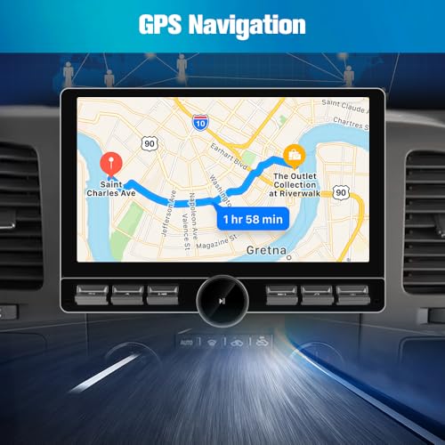 Image of AWESAFE Qualcomm 8 Core 64GB Car Radio Stereo for Chevy Silverado Tahoe Equinox GMC Sierra Yukon 2007-2013 with CarPlayAndroid Auto