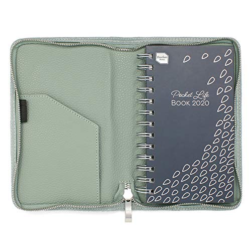Boxclever Press Pocket Life Book Agenda 2020. Planificador semanal con funda texturizada de piel sintética. Agenda 2020 semana vista, comienza...