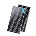 Renogy Bifacial 2pcs 550 Watt Solar Panels 12/24 Volt Monocrystalline PV Power Charger On/Off-Grid 1100W Supplies for Rooftop Charging Station Farm Yacht and Other Off-Grid Applications