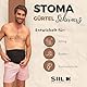 SIIL Stoma Gürtel Schwarz Ostomy Belt | Ostomie Support Gürtel | Sport & Schwimmen | Ostomiebeutelhülle | Innentasche für Stomabeutel | Small