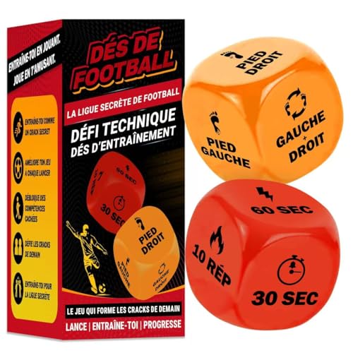 Tomatoys Dés d’Entraînement Football (2 pcs) | Jeu...