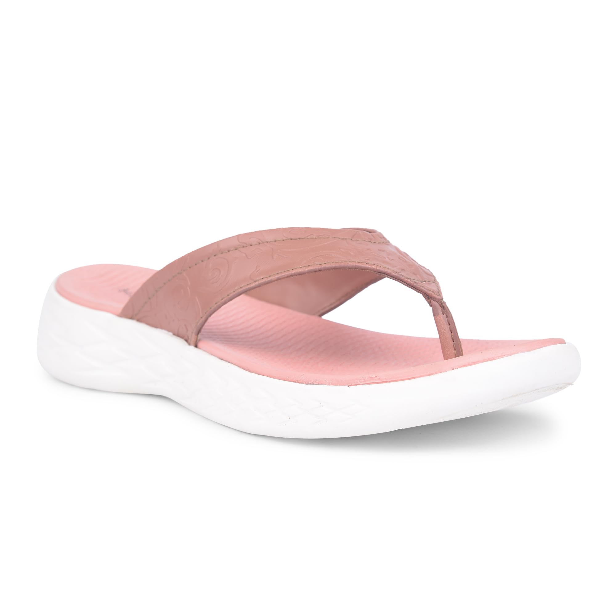 Healers SOFIA-1E Casual Slippers for Women With PU Upper - Comfortable & Lightweight | Latest & Trendy Design | Stylish Footwear, Cushioned Footbed | Soft Straps & Non-Slip Outsole-image-9