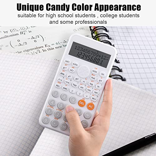 Image of EooCoo 2-Line Standard Scientific Calculator, Cute Desk Accessories, Portable and Cute School Office Supplies, Suitable for Primary School to College Student Use