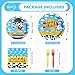 96 Pcs Toy Cartoon Story 2nd Birthday Party Supplies Two Infinity and Beyond Birthday Plates and Napkins Disposable Toy Inspired Story Tableware Set for Boys Second Themed Party Decorations Serves 24