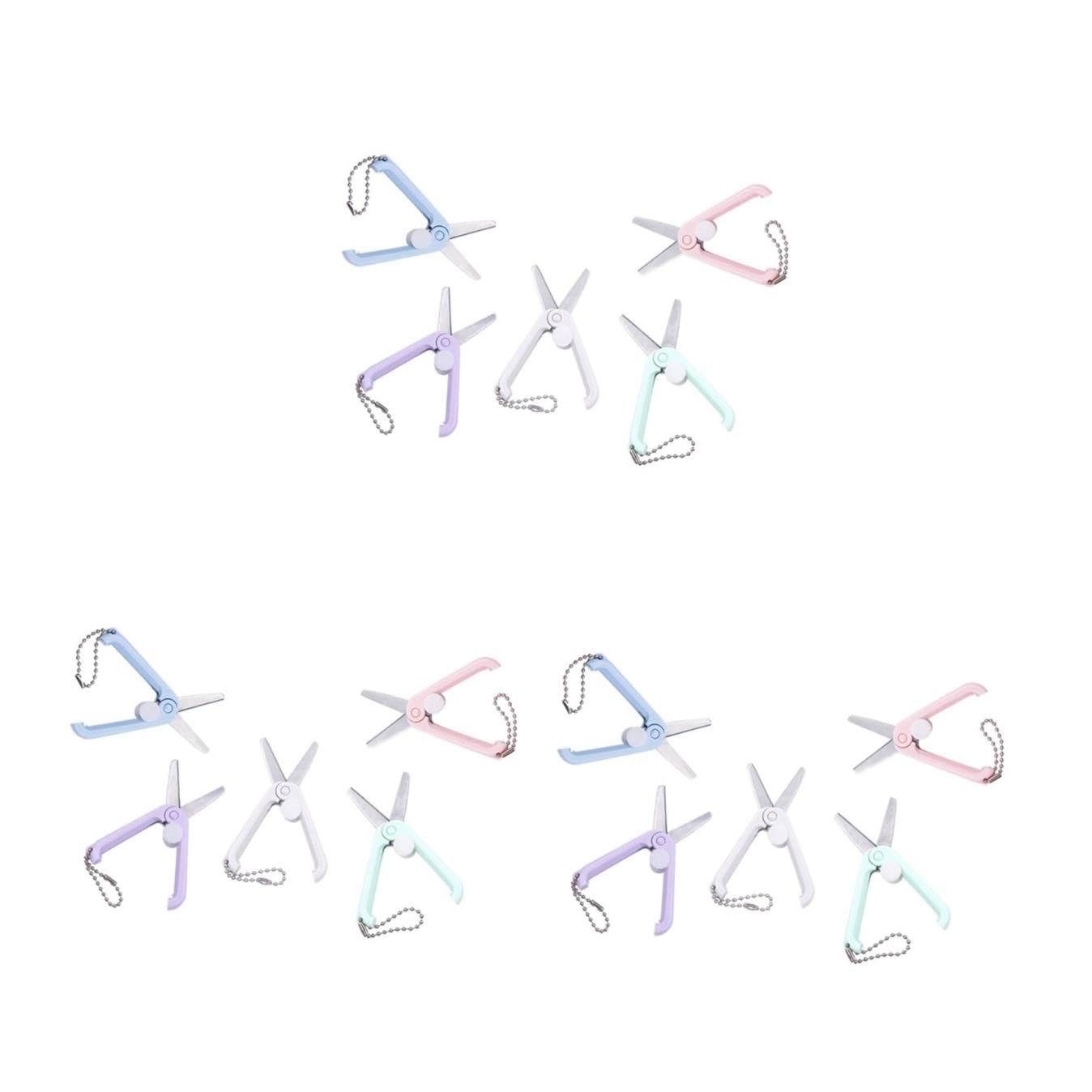 NUOBESTY Lot De 15 Ciseaux De Broderie Ciseaux Pour Tissu Ciseaux Pour Enfants Coupe-Fil Ciseaux De Coupe Pour Tissu Petits Ciseaux Travail Portable Acier Inoxydable