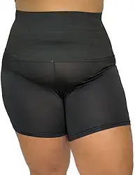 Short Modelador Plus Size Anágua Cinta de Compressão Cós Alto Andreia