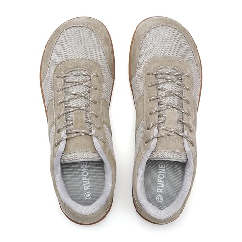 Image of Barefoot Shoes for Men, Spacious Toe Box Zero Drop Minimalist Walking Sneakers, Breathable Lightweight Non-Slip Casual Shoes
