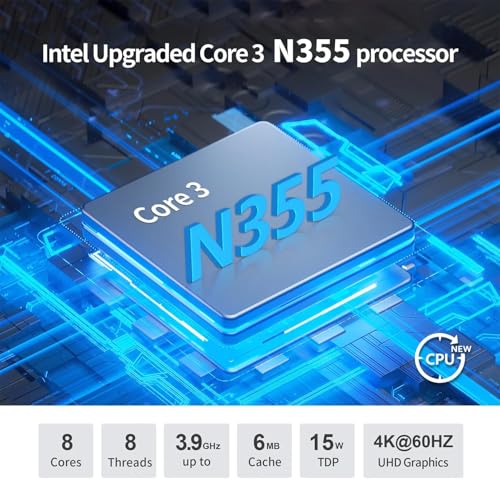 Image of Acer Aspire Go 15 Laptop | Next-Gen Intel Core 3 N355 (Beats i5-1335U, Up to 3.9GHz) | 15.6 inch FHD Display | 8GB DDR5 | 256GB Storage | Copilot Key | HDMI | Windows 11 | Microsoft Office | WOWPC USB