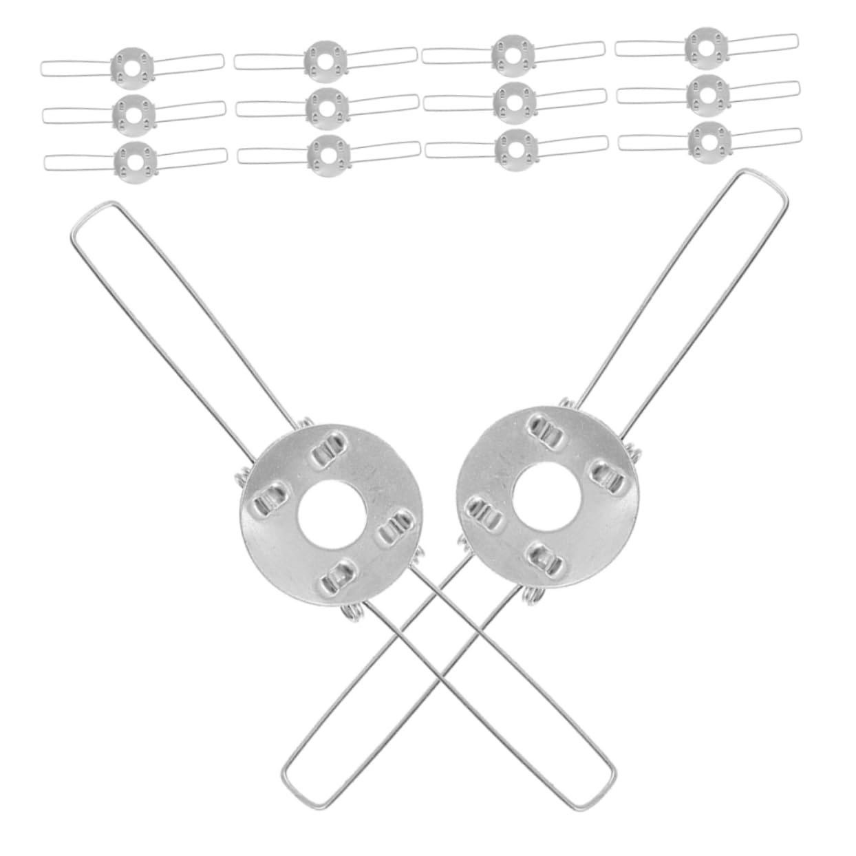 Holibanna 30Pcs Lamp Holder Clips Spring Mounting Clips for Ceiling Lights Table Lamps Pendant Light Installation Versatile Lamp Brackets for Secure Attachment